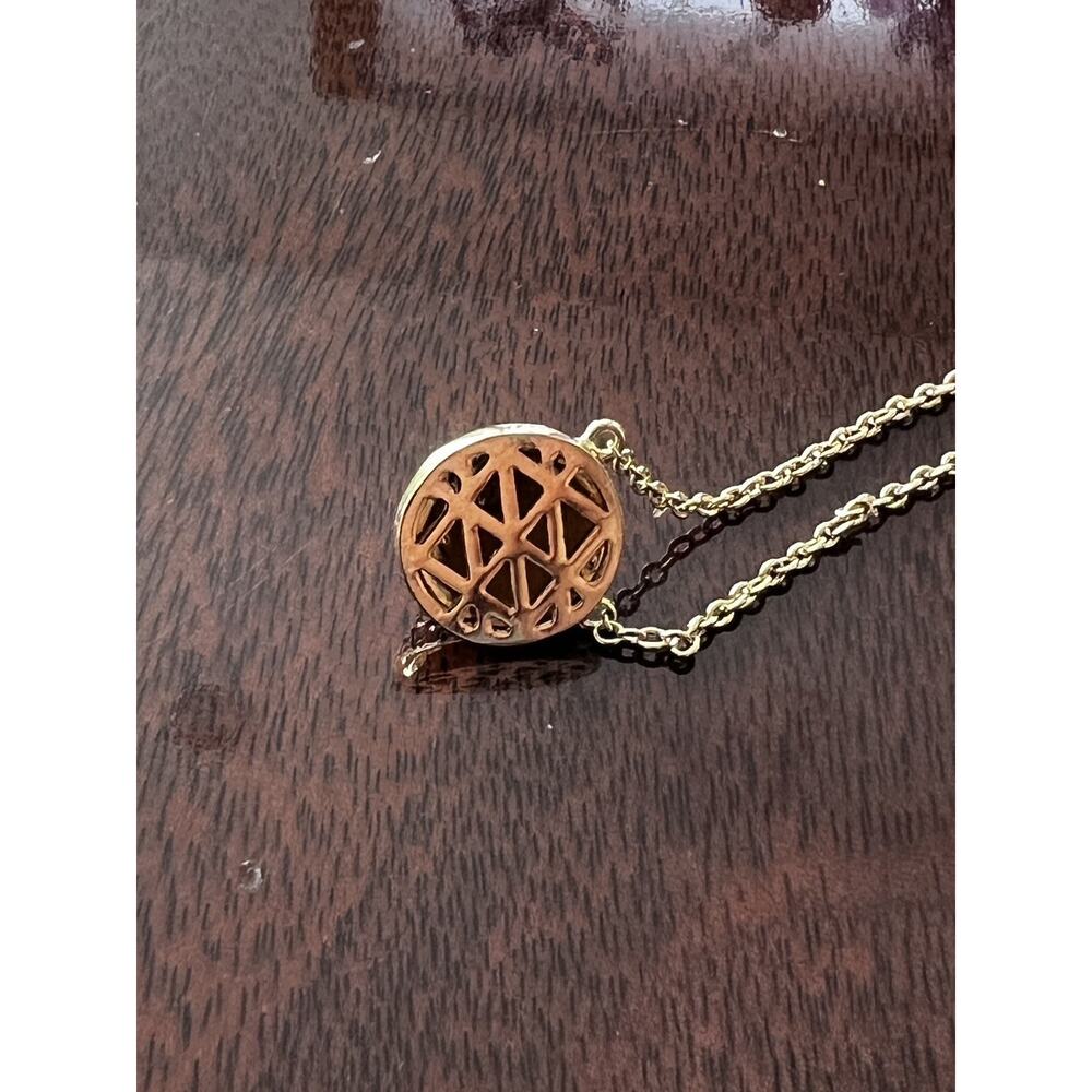 Eddie Borgo Gold & Clear Crystal Pave Cone Pendant Necklace Gold Plated - Picture 4 of 6